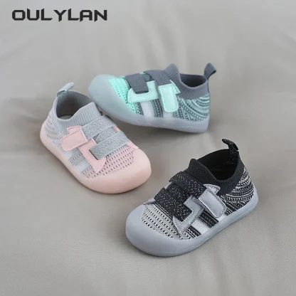 Soft Sole Breathable Knit Mesh for Boys and Girls Sneakers Spring Summer 1-3 Year Old Baby Walking Shoes Children Mesh Shoes - Image 5