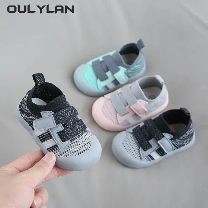 Soft Sole Breathable Knit Mesh for Boys and Girls Sneakers Spring Summer 1-3 Year Old Baby Walking Shoes Children Mesh Shoes - Image 4