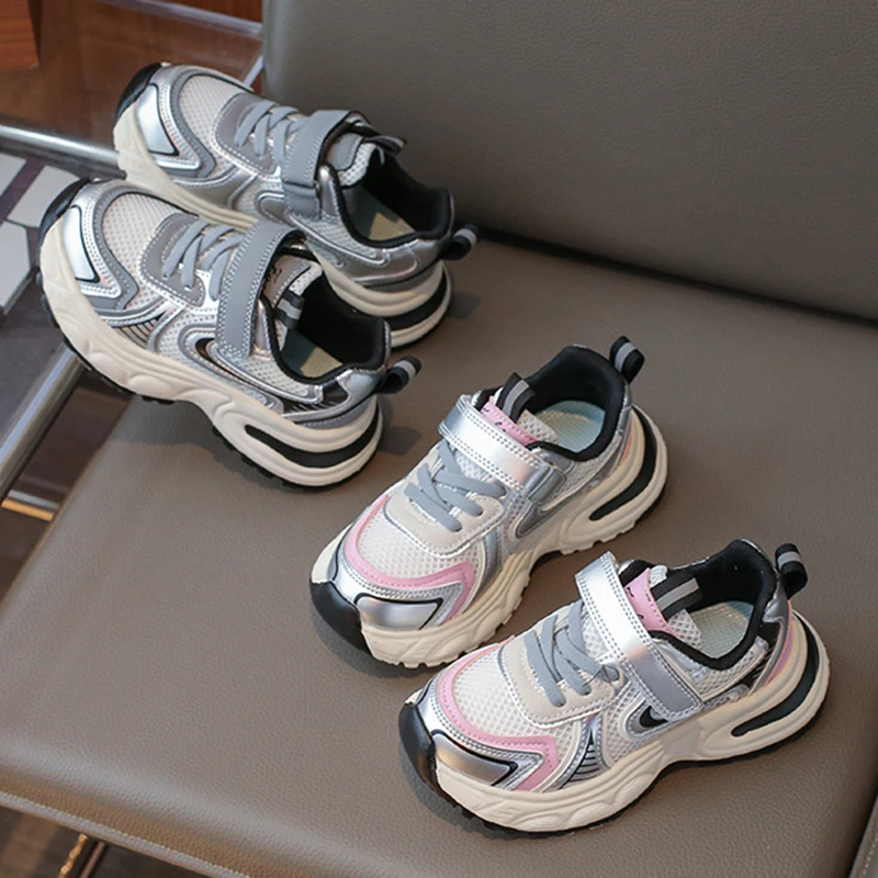Kids Shoes for Boys Girls Soft Sneakers New 2024 Fashion Sports Running Shoes Children Flat Casual Baby Toddler Outdoor Shoes