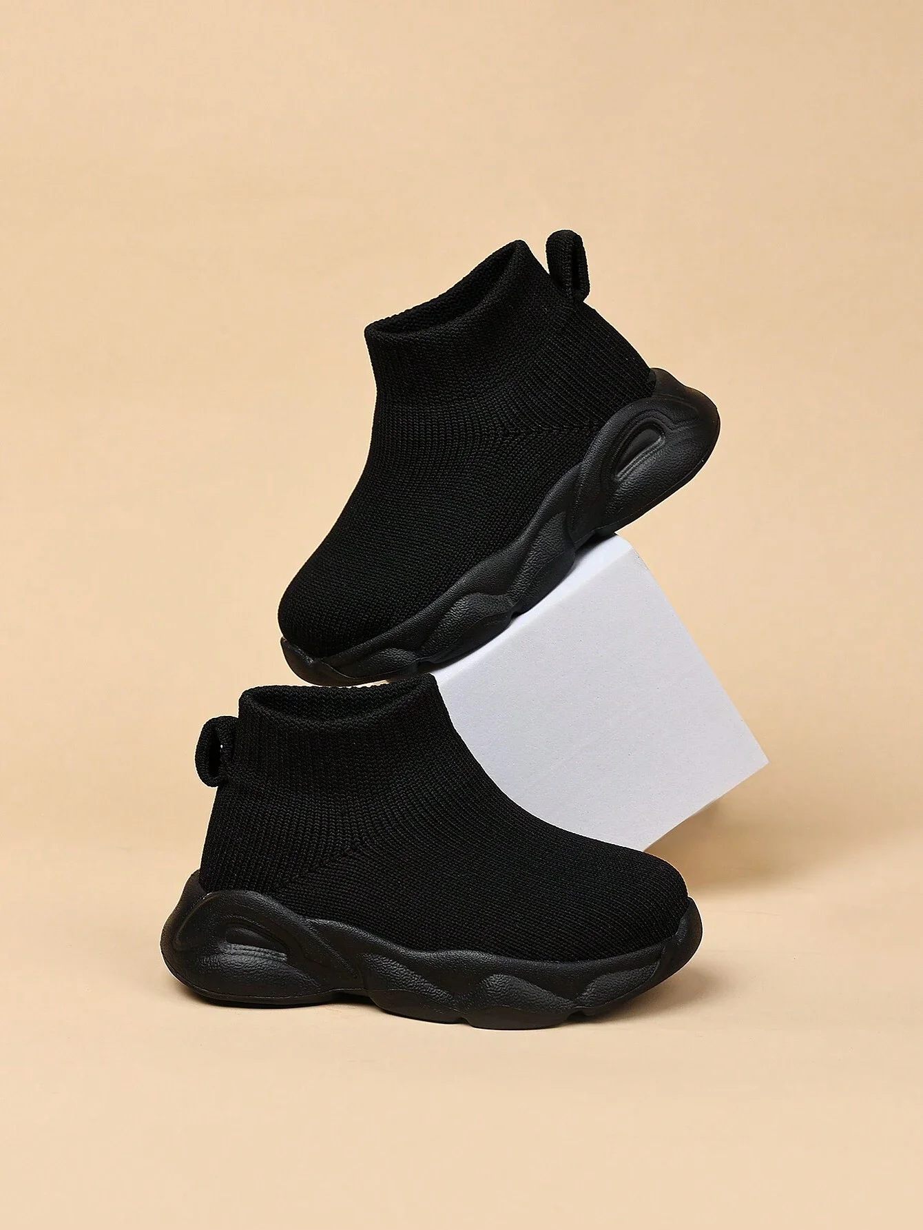 1pair Baby Boy's High-Top Durable Casual Sports Shoes, Popular Style