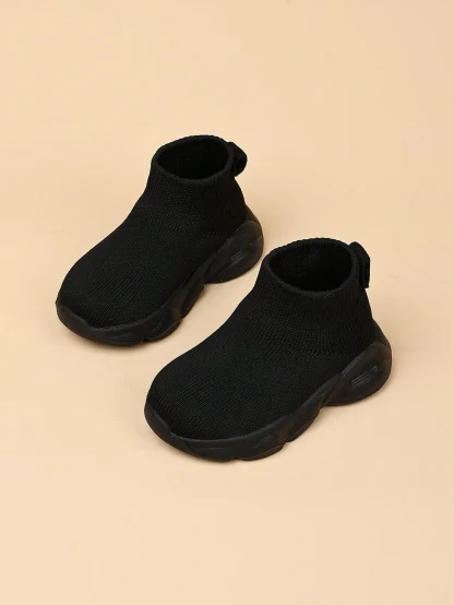 1pair Baby Boy's High-Top Durable Casual Sports Shoes, Popular Style - Image 3
