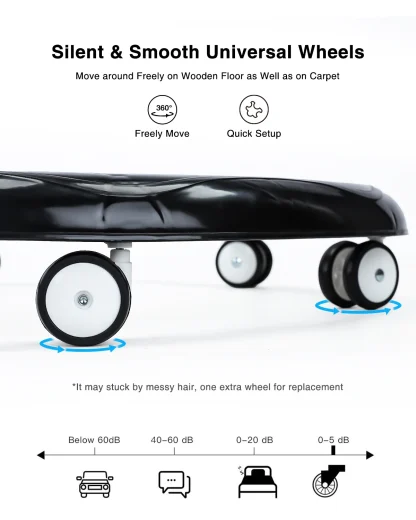 UBRAVOO Baby Walker Round Adjustable with Universal Wheels, 9 Adjustable Height Folding & Compact ,6-18 Months Toddler ,ZM01 - Image 2