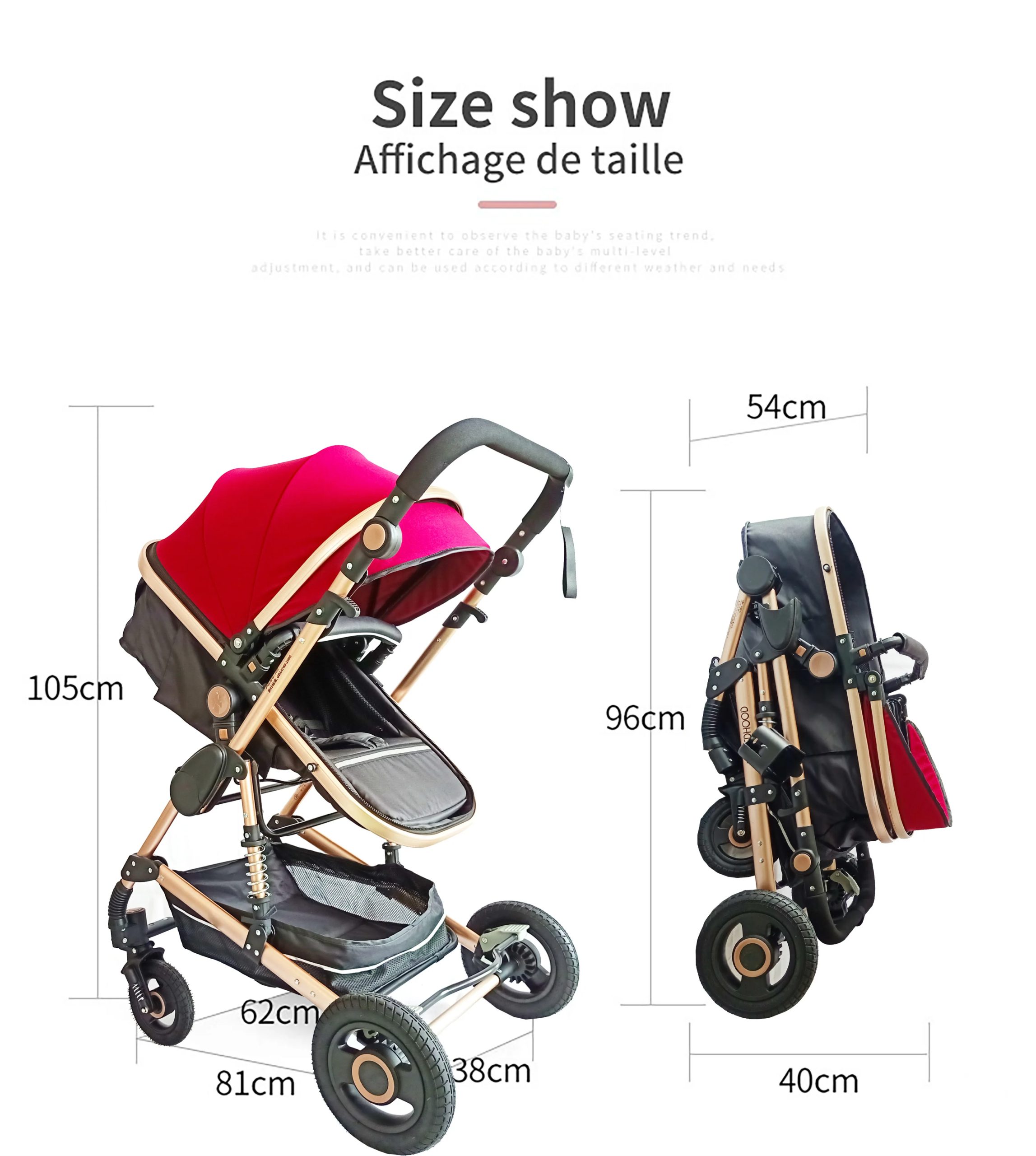 High Landscape Baby Stroller 3 in 1 With Car Seat Pink Stroller Luxury Travel Pram Car seat and Stroller Baby Carrier Pushchair High Landscape Baby Stroller 3 in 1 With Car Seat Pink Stroller Luxury Travel Pram Car seat and Stroller Baby Carrier Pushchair