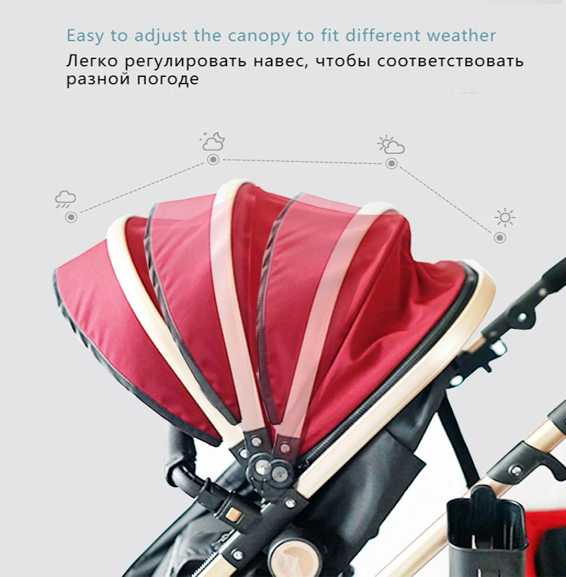 High Landscape Baby Stroller 3 in 1 With Car Seat Pink Stroller Luxury Travel Pram Car seat and Stroller Baby Carrier Pushchair High Landscape Baby Stroller 3 in 1 With Car Seat Pink Stroller Luxury Travel Pram Car seat and Stroller Baby Carrier Pushchair