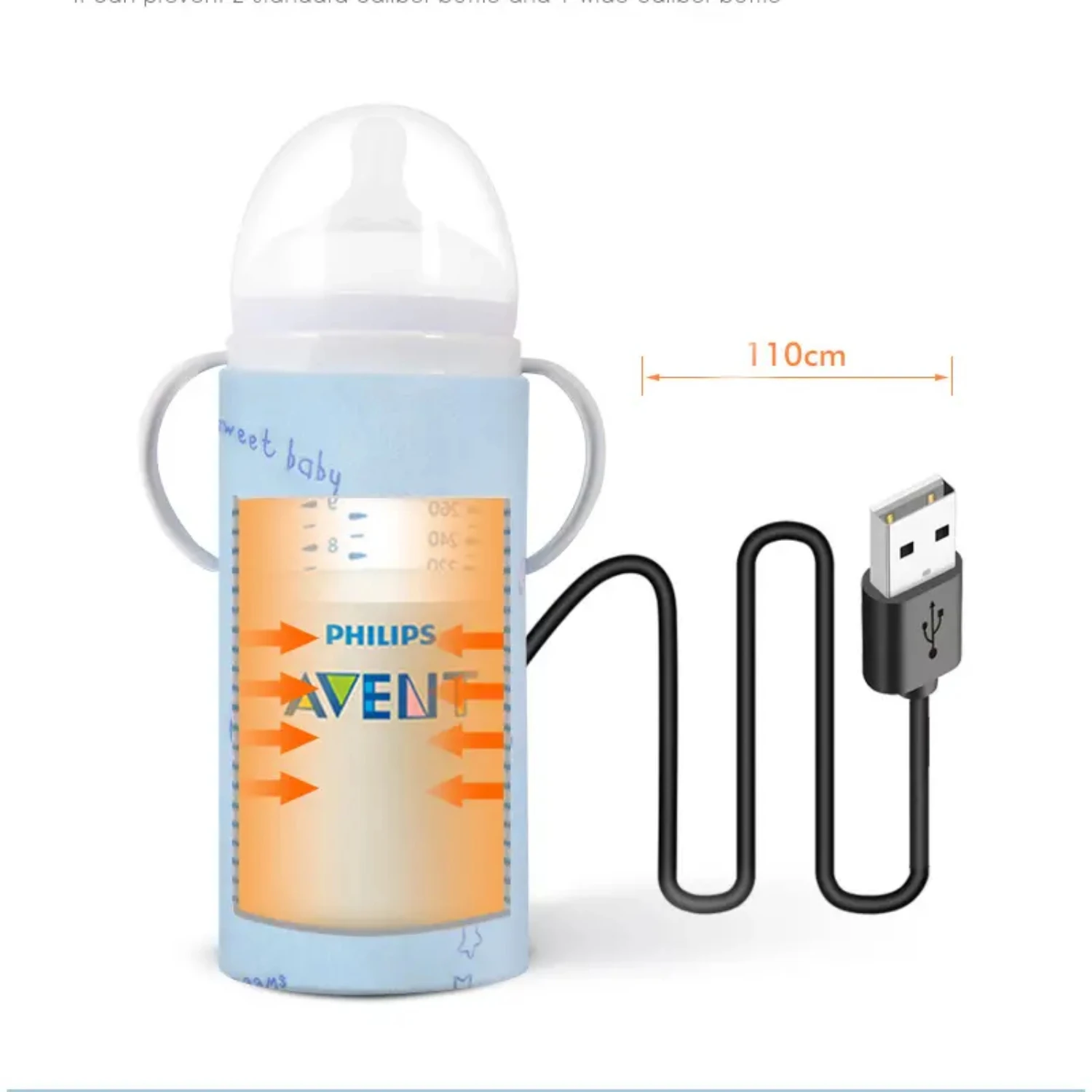Convenient Essential Insulated Portable USB Baby Bottle Heater - Keep Milk and Water Warm for Nursing with Portable Milk Warmer