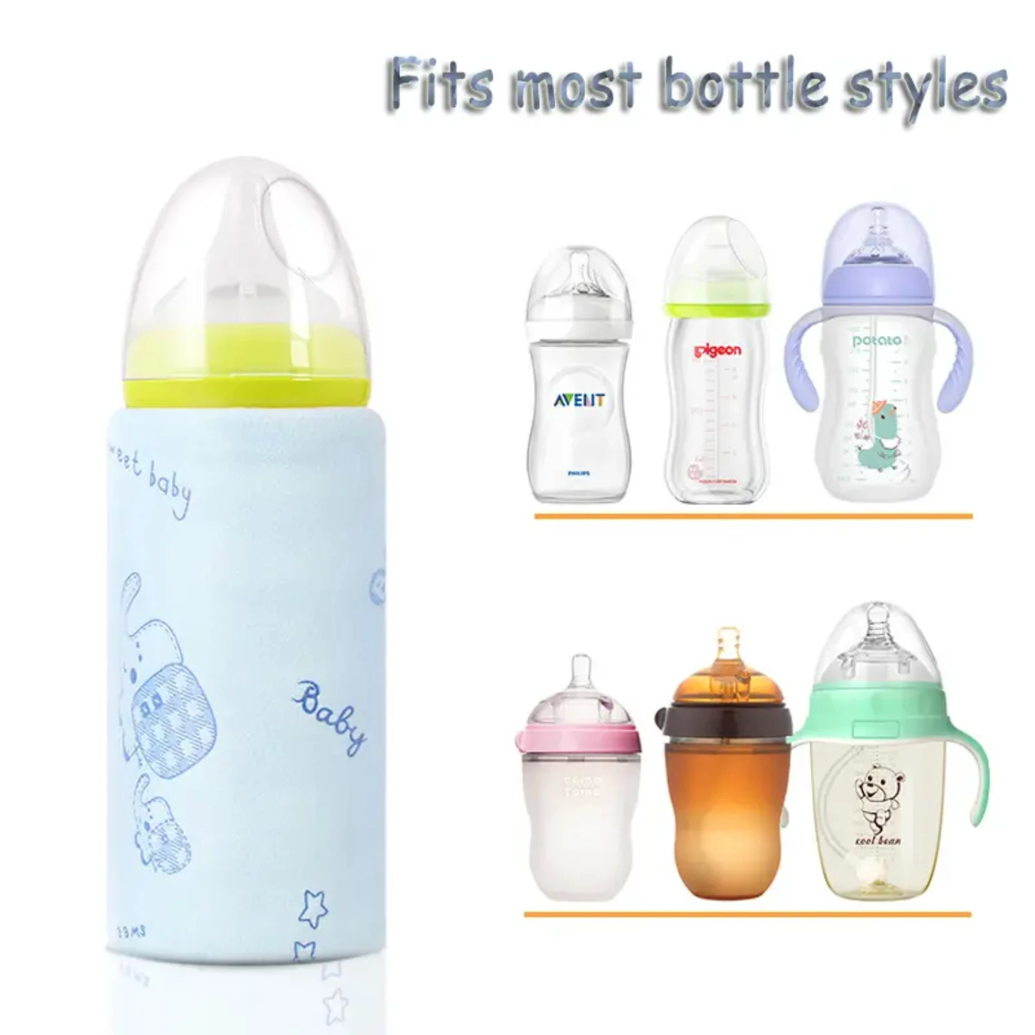 Convenient Essential Insulated Portable USB Baby Bottle Heater - Keep Milk and Water Warm for Nursing with Portable Milk Warmer