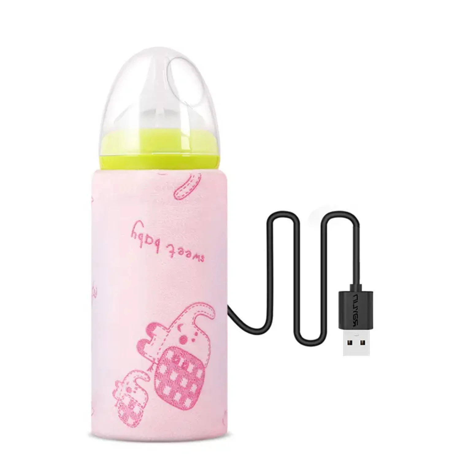 Convenient Essential Insulated Portable USB Baby Bottle Heater - Keep Milk and Water Warm for Nursing with Portable Milk Warmer