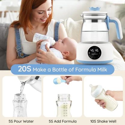 220v/110v  Infant Thermostatic Milk Regulator 800W Electric Baby Formula Kettle Automatic Warmer Feeding Bottle - Image 3