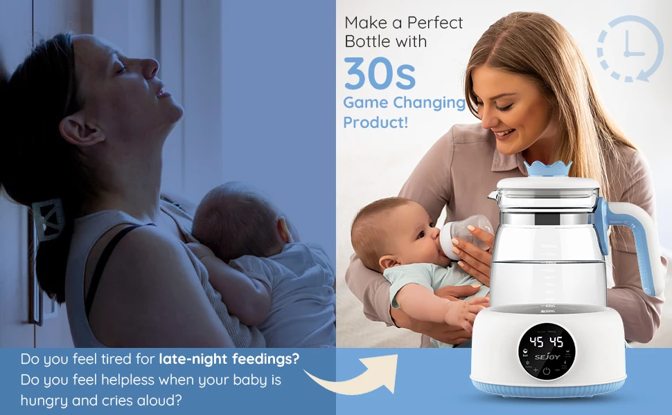220v/110v  Infant Thermostatic Milk Regulator 800W Electric Baby Formula Kettle Automatic Warmer Feeding Bottle
