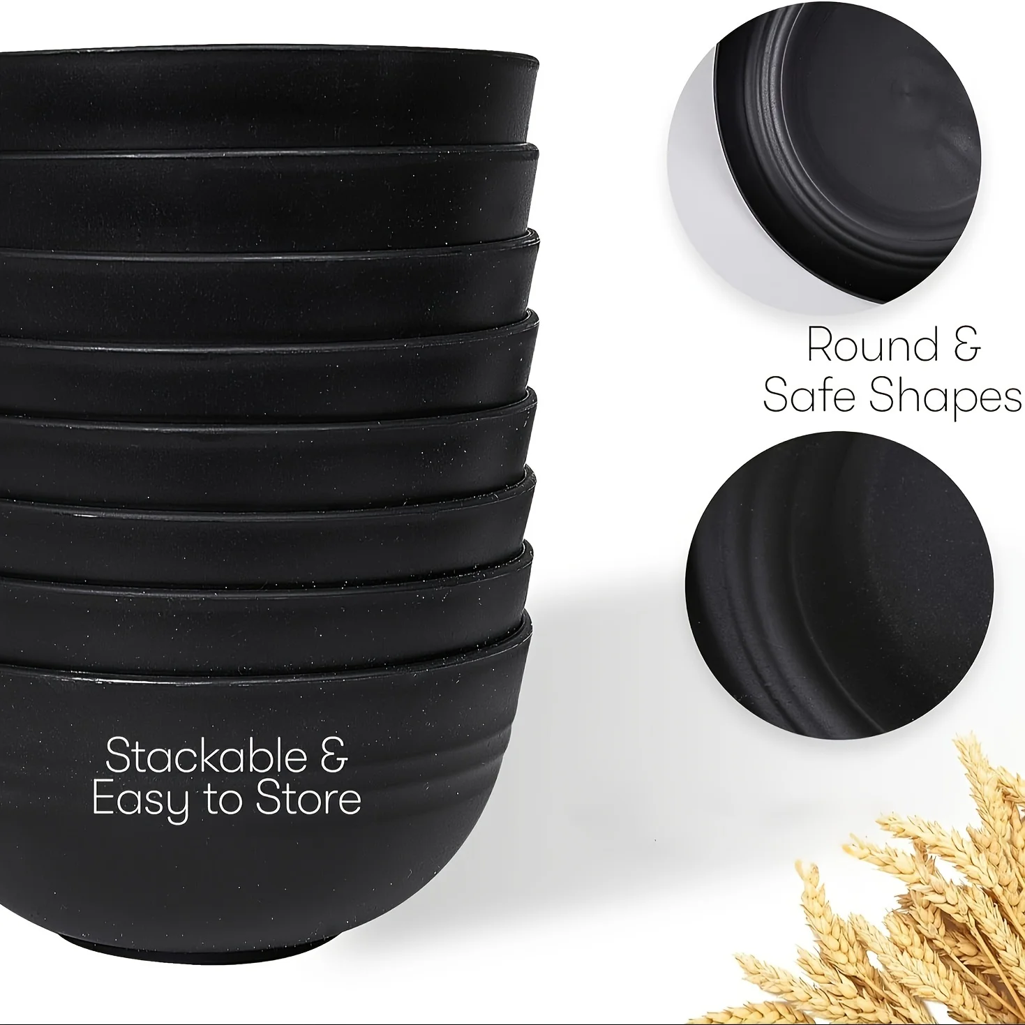 Dinnerware Set 32-Piece, Novelty Rectangle-Shaped Plates, Bowls, and Cups for Family Dinners, Eco-Friendly and Dishwasher Safe